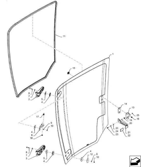 87704856 - петля двери